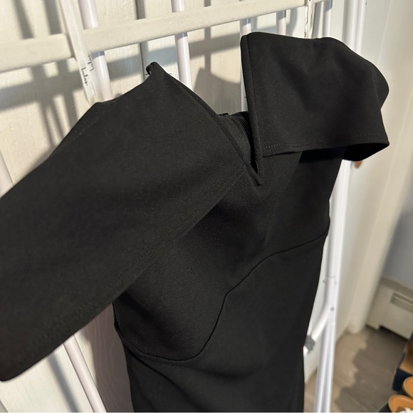 Lulu’s Black Bodycon Midi Dress - Picture 3 of 6